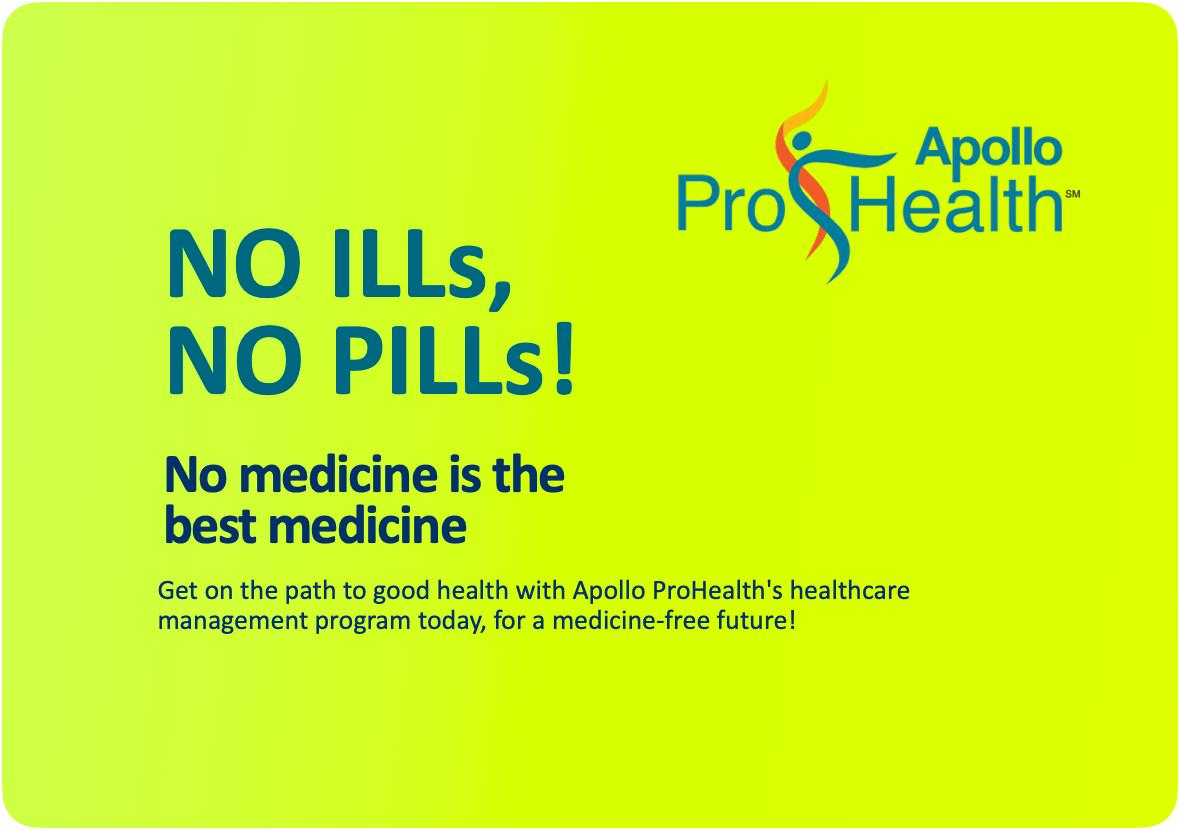 No Ills, No Pills from Apollo ProHealth